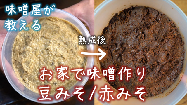 豆みそ手作り