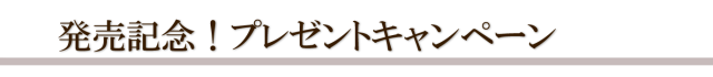 即席プレゼントキャンペーン